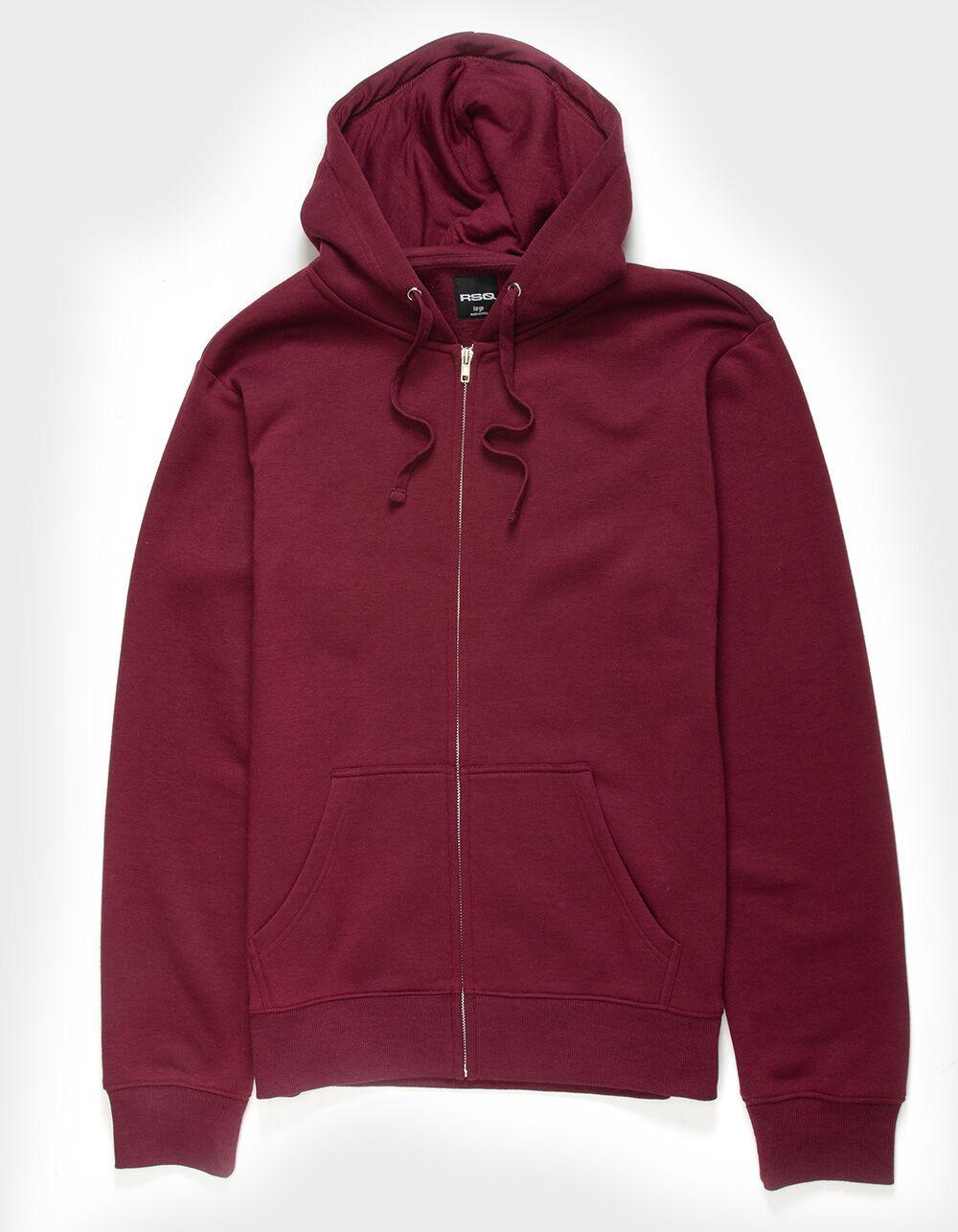 RSQ Mens Full Zip Fleece Hoodie Product Image