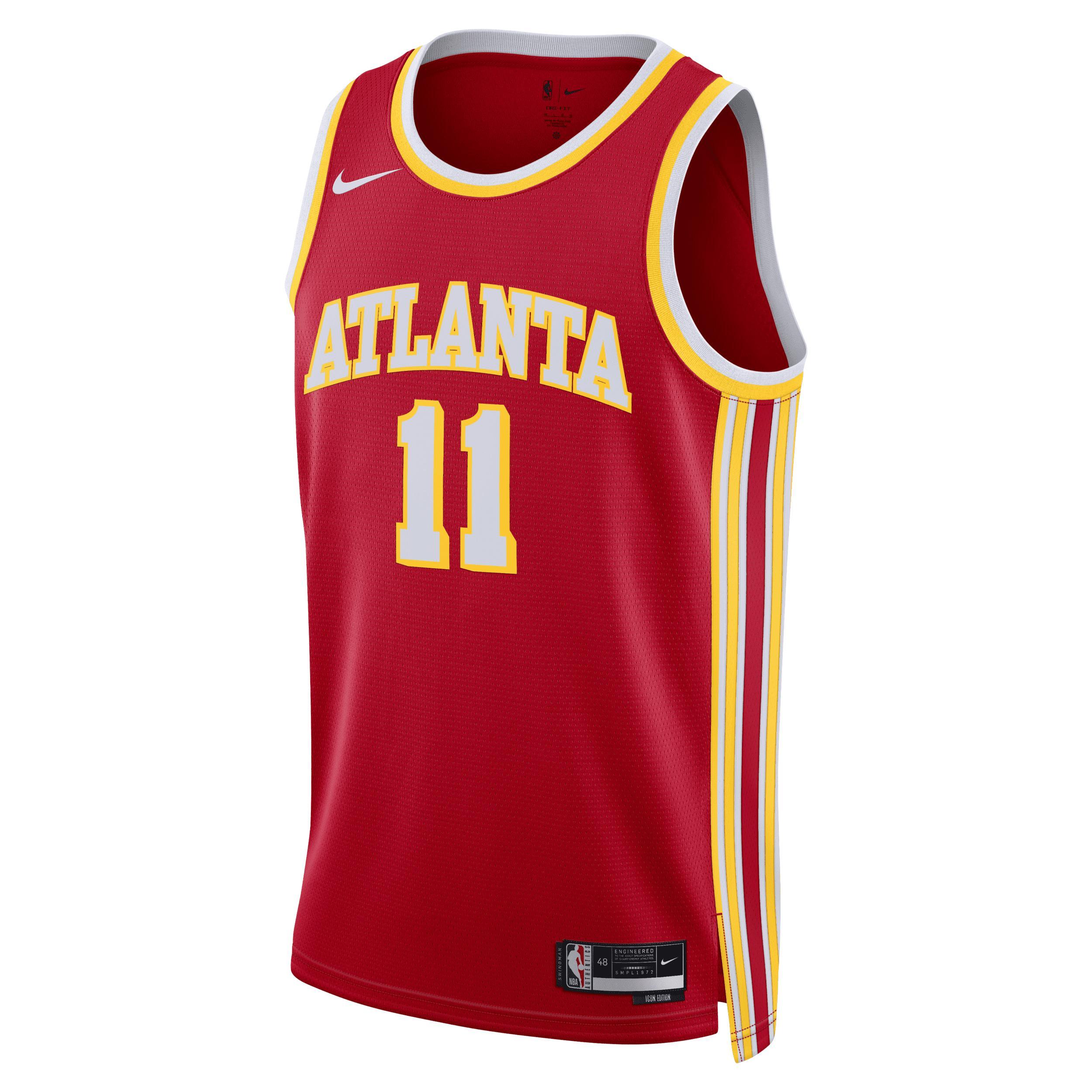 Atlanta Hawks Icon Edition 2022/23 Nike Mens Dri-FIT NBA Swingman Jersey Product Image