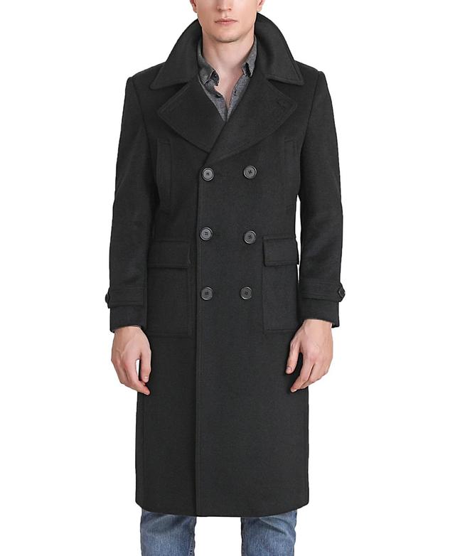 Landing Leathers Men Peter Wool Blend Long Walker Coat Product Image