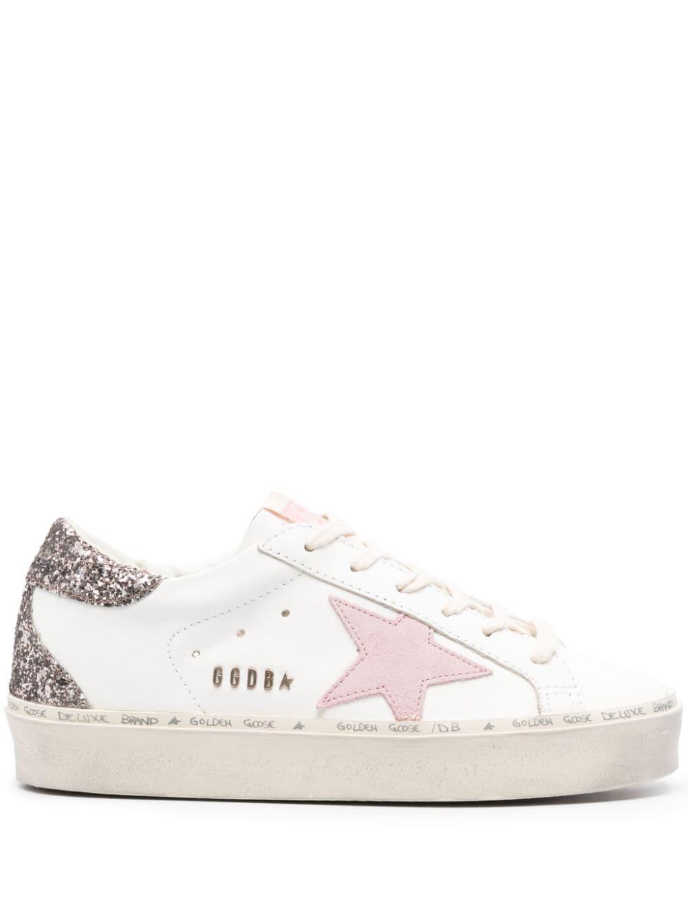 Hi Star Multi Glitter Low-top Sneakers In White/comb Product Image