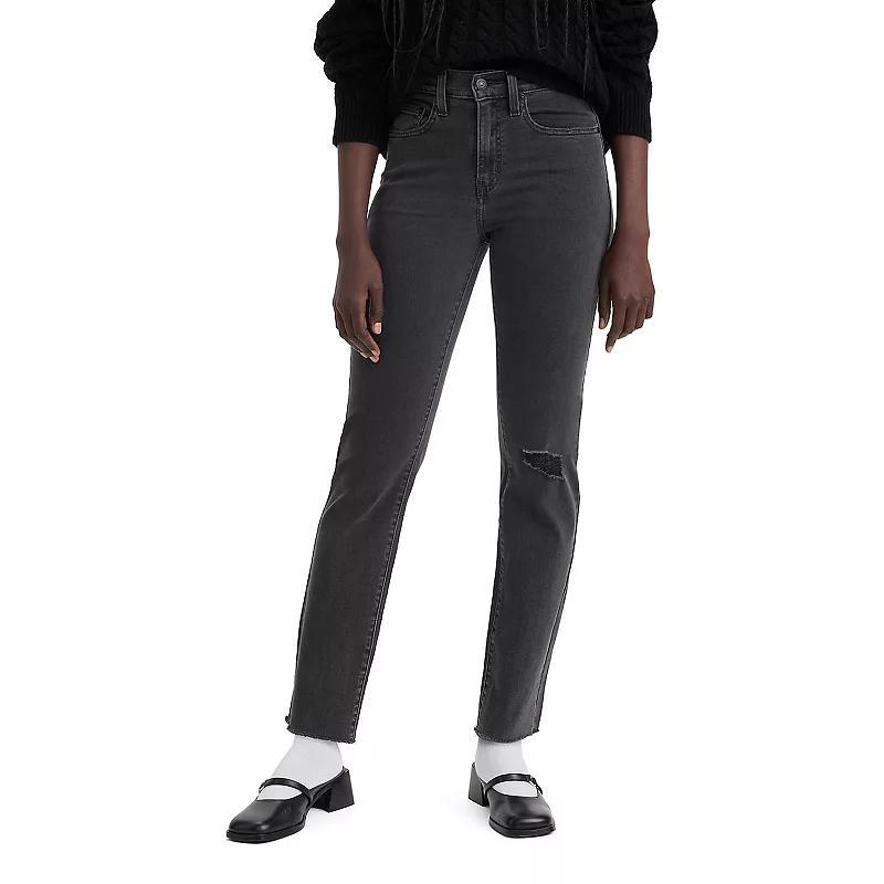 Womens Levis 724 High Rise Straight Jeans Product Image