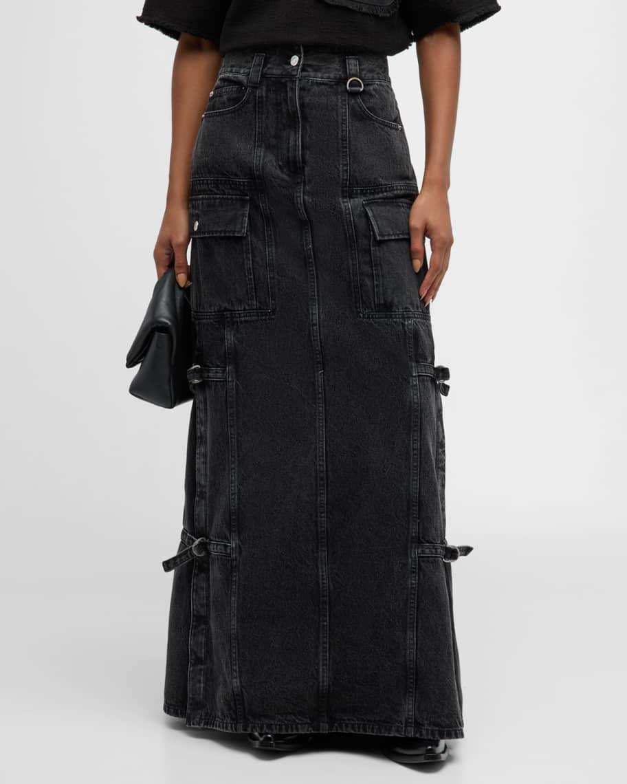 Denim Utility Maxi Skirt product image