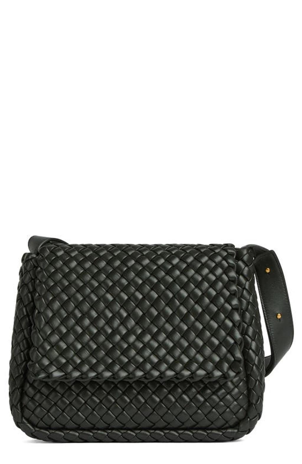 BOTTEGA VENETA Small Cobble Shoulder Bag In Green Product Image