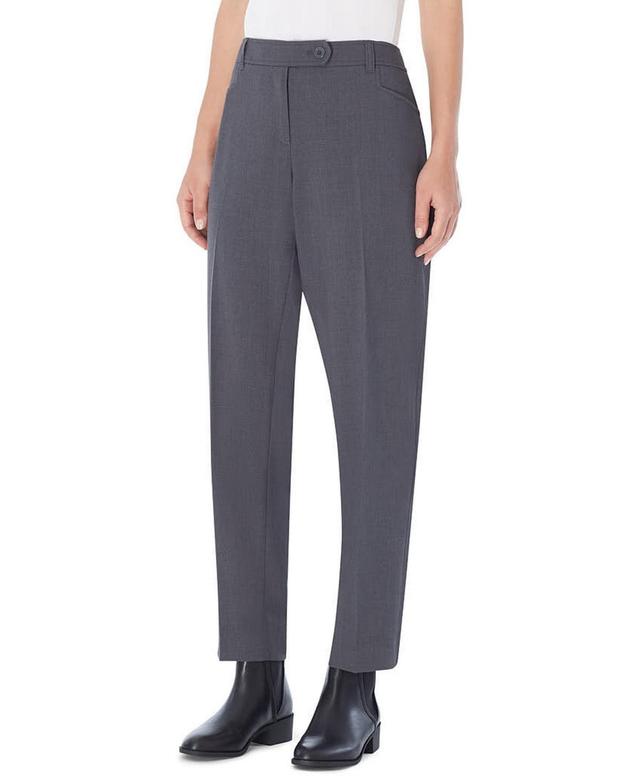 Jones New York Bi-Stretch Tapered Straight Leg Woven Pants Product Image