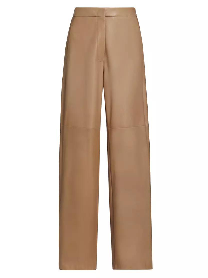 Getti Faux Leather Wide-Leg Pants product image