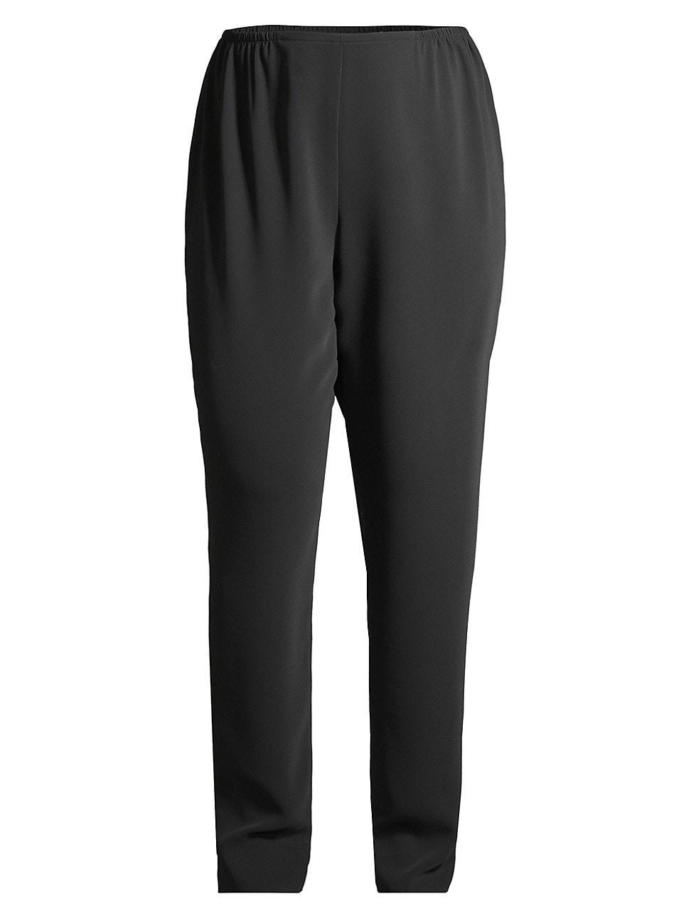 Womens Suzette Crepe Straight Pants Product Image