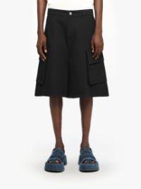 CARGO DENIM SHORTS in black | JW Anderson US  Product Image