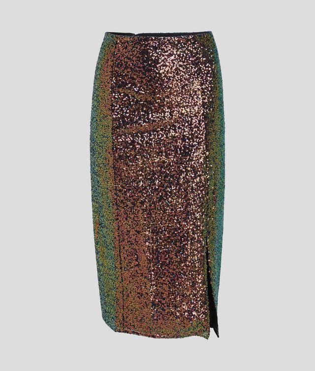 SEQUIN MIDI PENCIL SKIRT Product Image