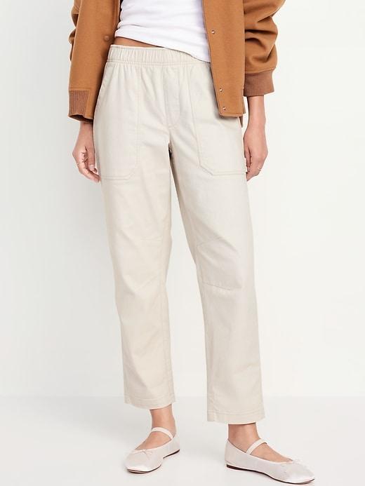 High-Waisted Pulla Utility Pants Product Image