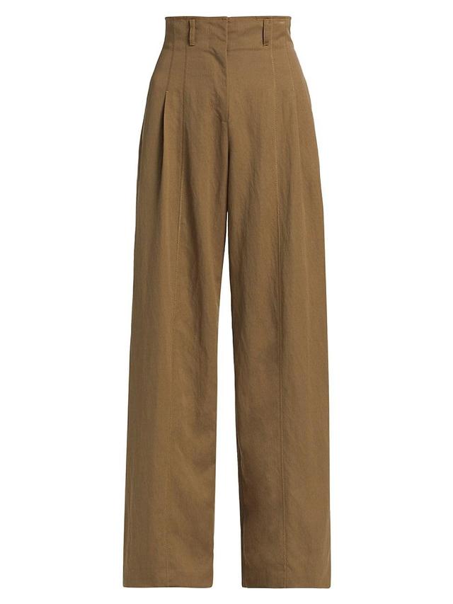 Womens Delvine Pleated Trousers Product Image