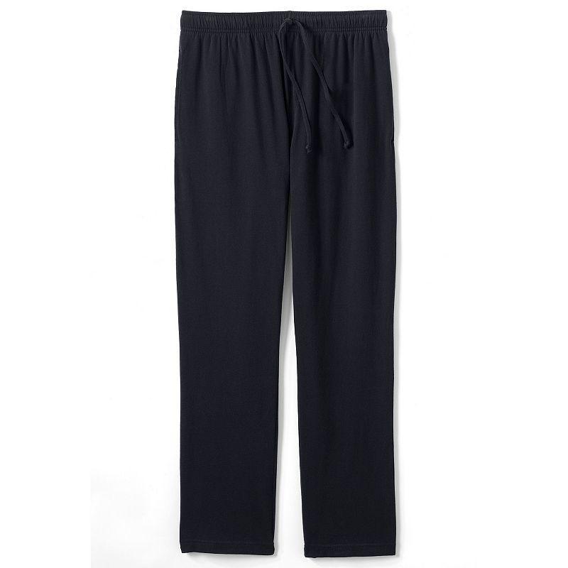 Lands End Mens Tall Knit Jersey Sleep Pants Product Image