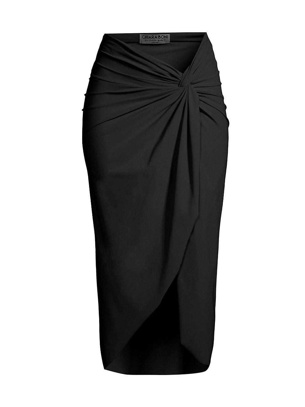 Womens Aza Twist Coverup Skirt Product Image