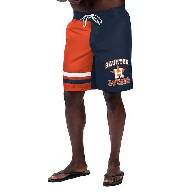 Mens G-III Sports by Carl Banks Houston Astros Anchor Swim Trunks Blue Product Image