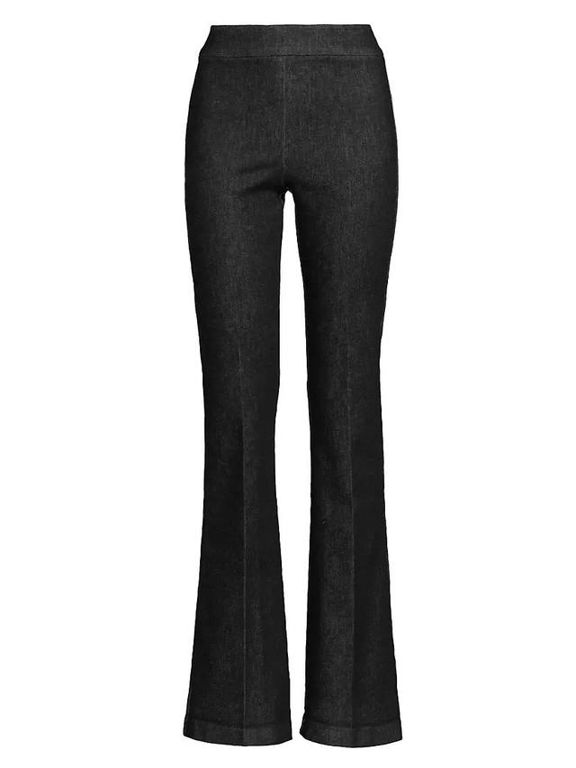 Stretch-Cotton Flared Pants Product Image