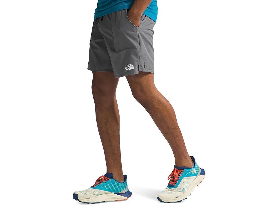 The North Face 7 Sunriser Shorts (Smoked Pearl) Men's Shorts Product Image