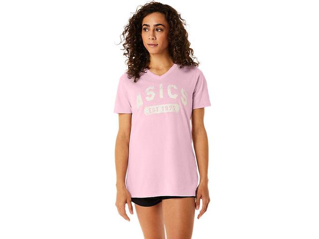 Womens Short Sleeve Est 1977 V-Neck Tee Product Image