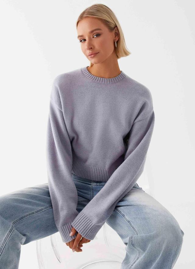 Monika Oversized Jumper - Blue Product Image