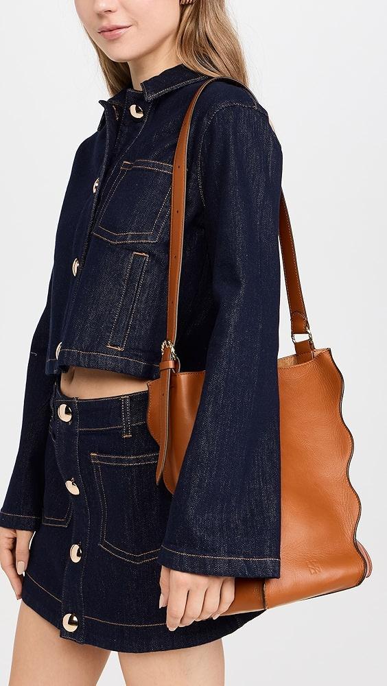 Ulla Johnson Adria Pleated Wave Bucket Bag | Shopbop Product Image