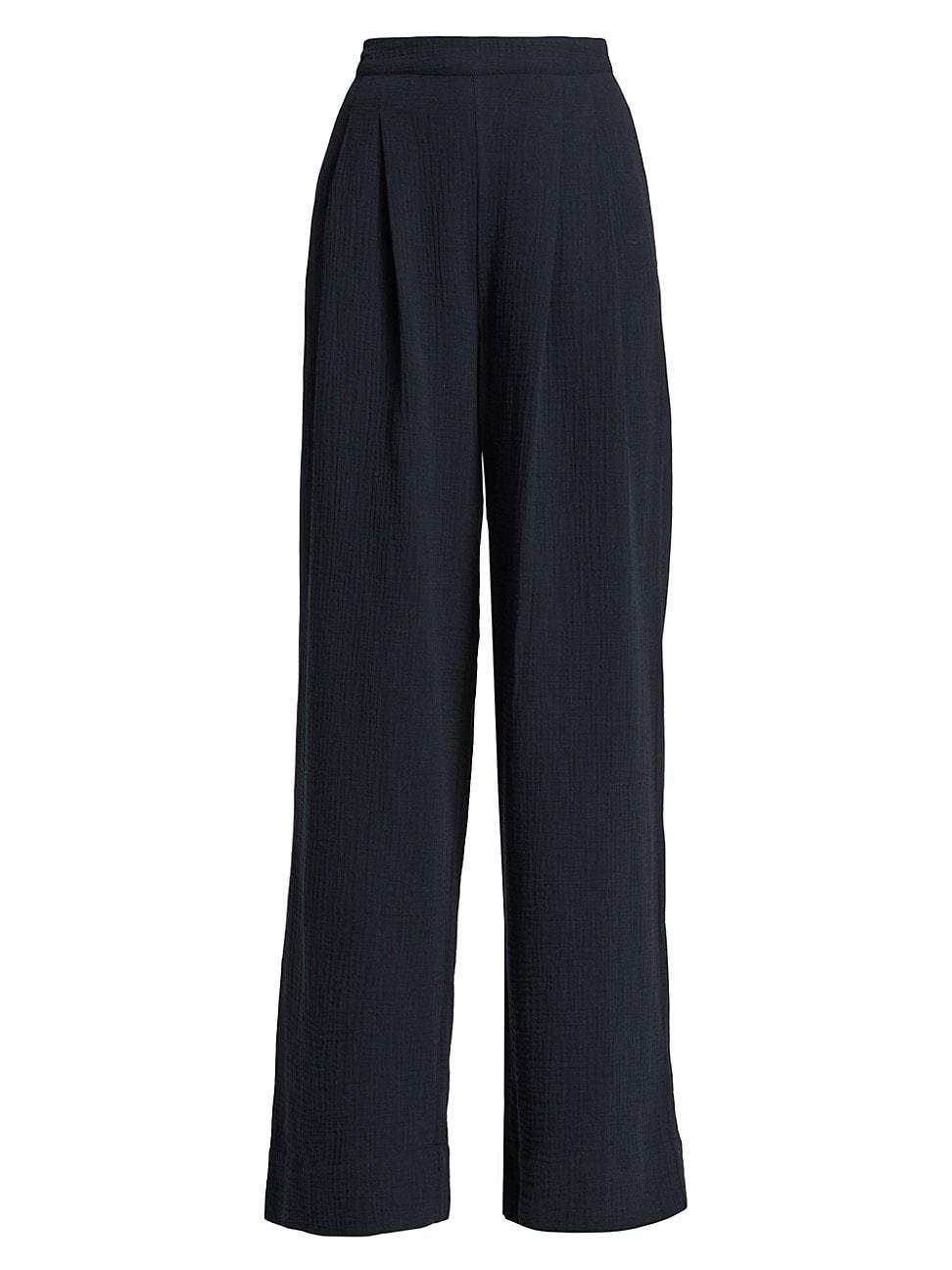 Womens Bridgette Crepe Straight-Leg Pants Product Image