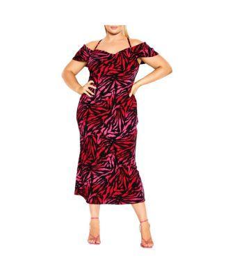 Plus Size Mariah Print Dress Product Image