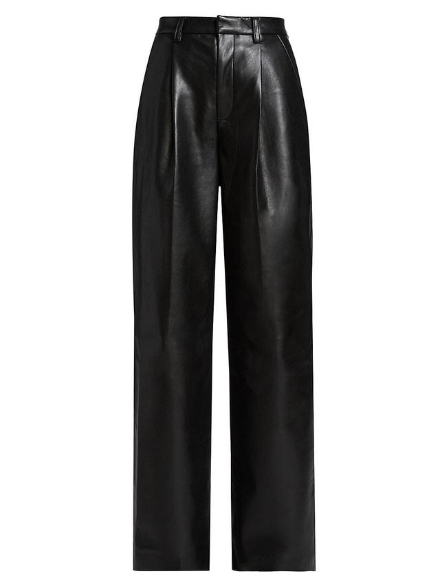 Womens Carmen Faux Leather Pants Product Image