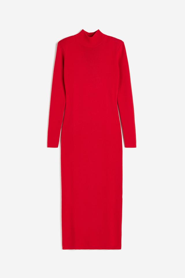 Mock Turtleneck Bodycon Dress Product Image