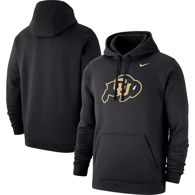 Mens Nike Black Colorado Buffaloes Logo Club Pullover Hoodie Product Image