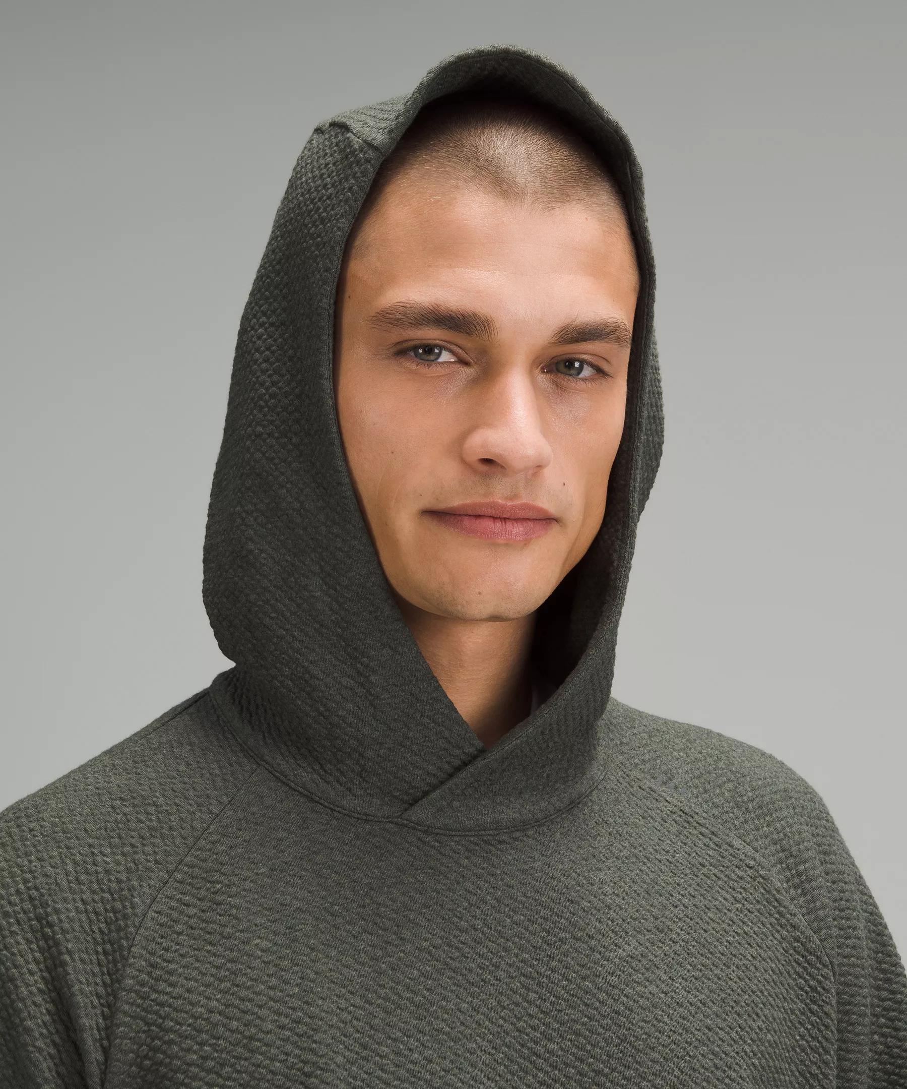 Textured Double-Knit Cotton Hoodie Product Image