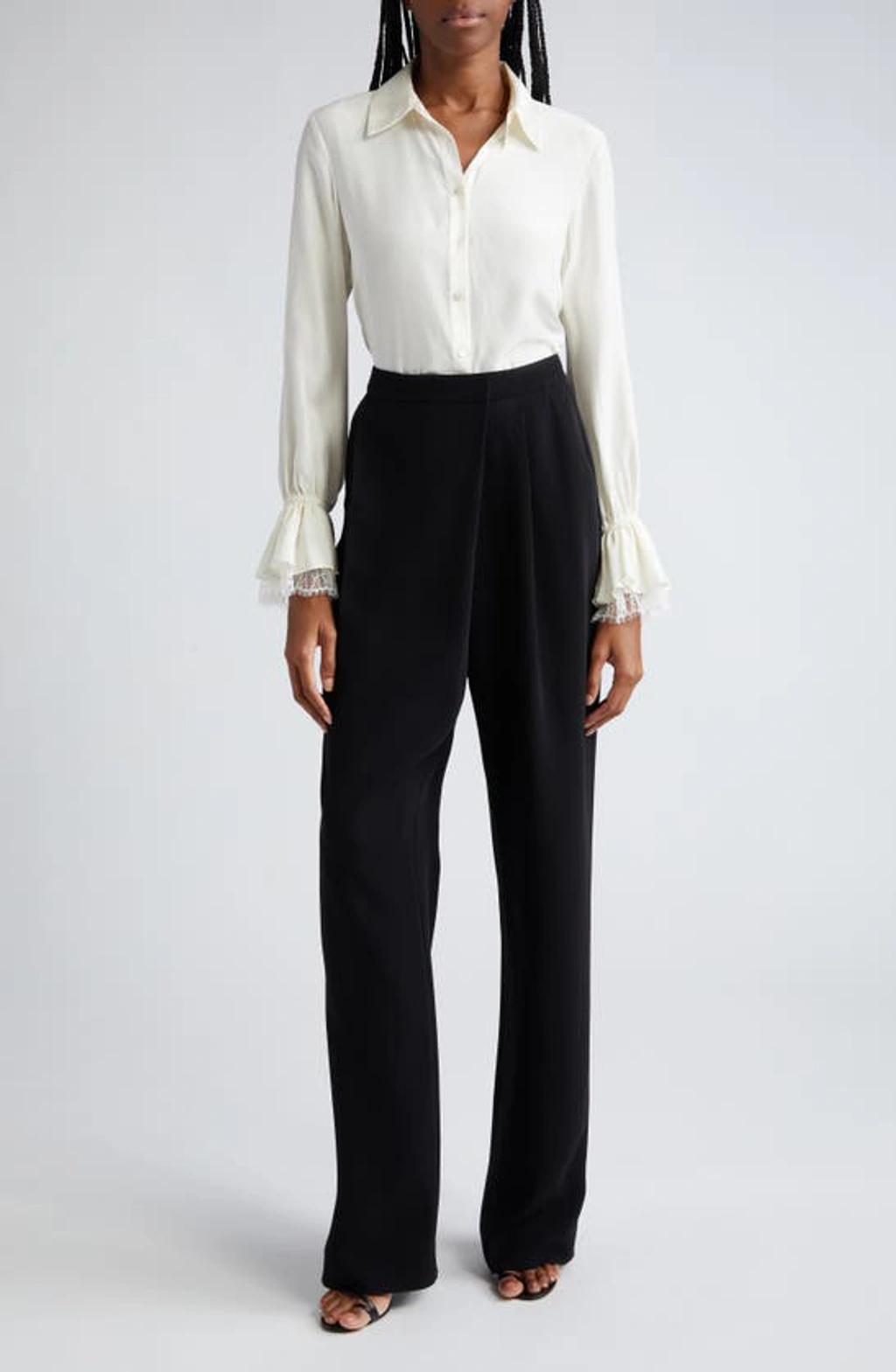 Juliet Straight Leg Pants In Black Product Image