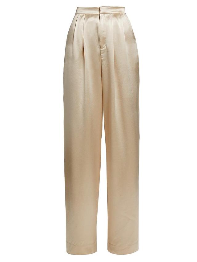 Womens Paris Pleated-Front Trousers Product Image