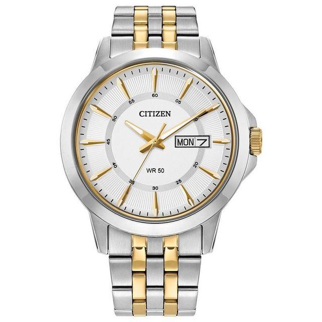 Citizen Mens Two-Tone Stainless Steel Watch - BF2018-52A Gold Silver Product Image