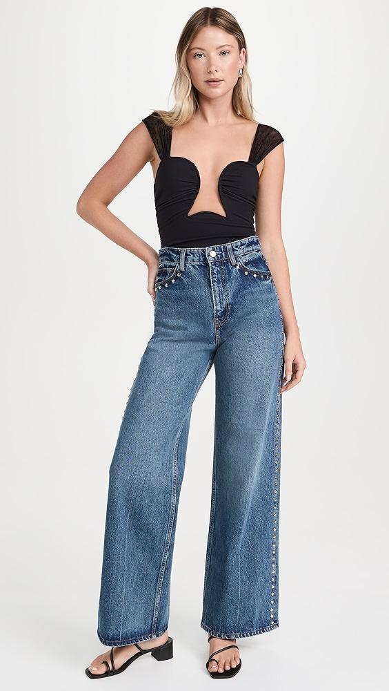 Reformation Cary High Rise Slouchy Wide Leg Jeans | Shopbop Product Image