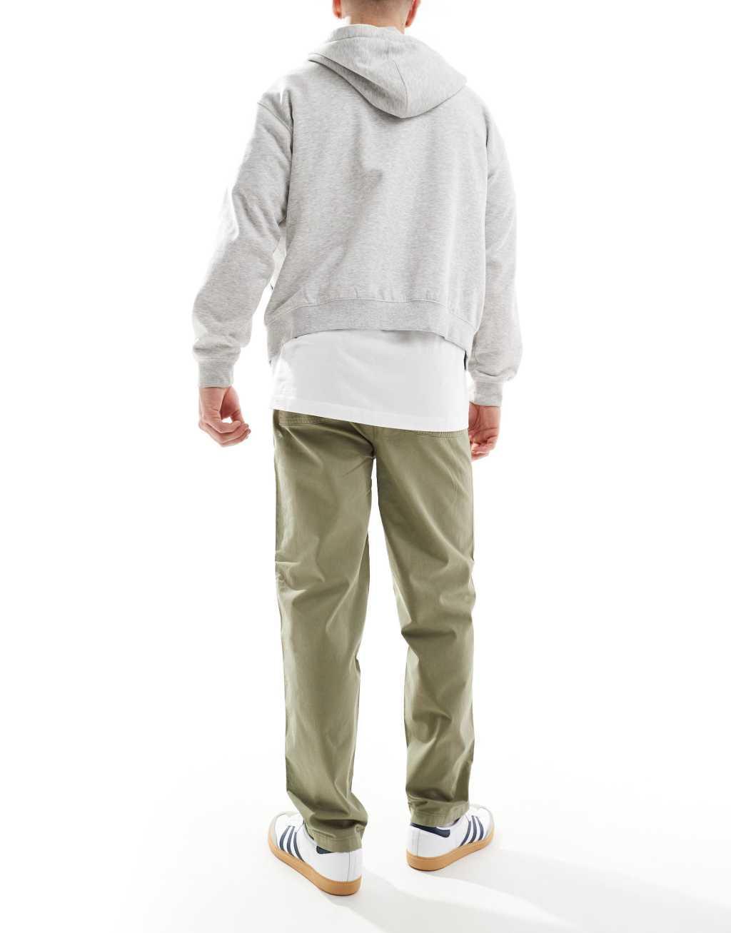 ONLY & SONS loose fit worker pants in light khaki Product Image