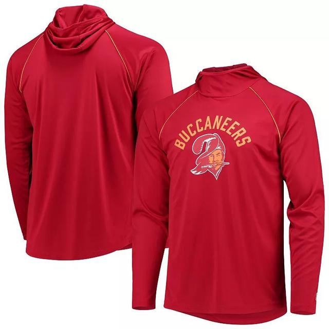 Mens Starter Tampa Bay Buccaneers Throwback Raglan Hoodie Long Sleeve T-Shirt Product Image