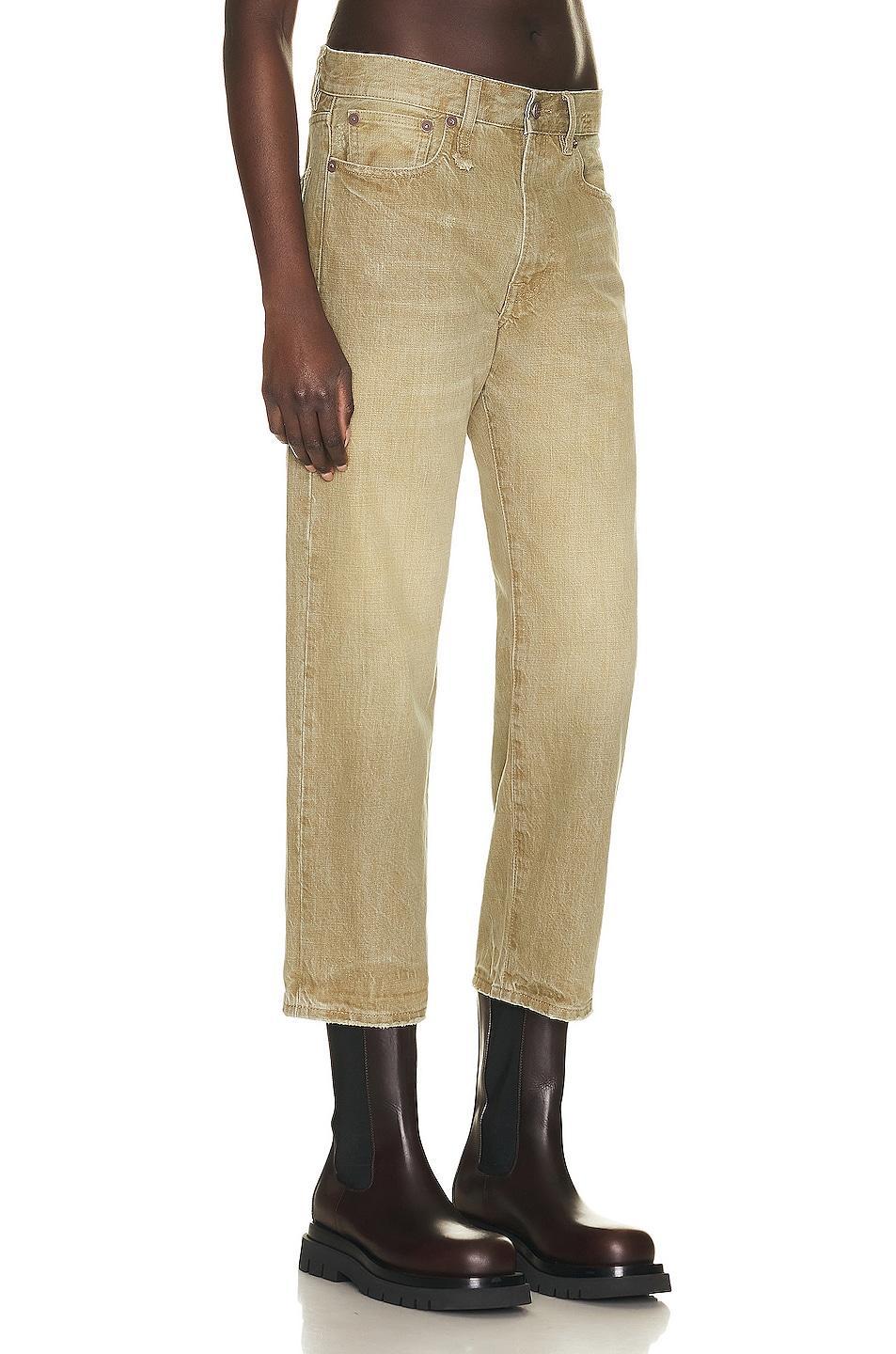 R13 Boyfriend Pant in Olive Product Image