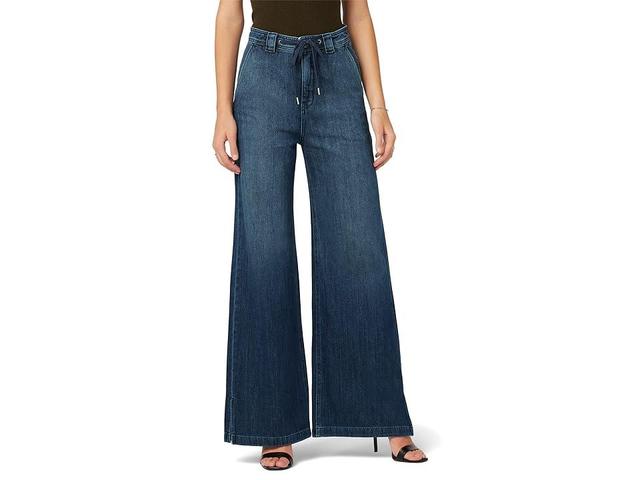 Hudson Jeans Pull-On Wide Leg w/ Drawstring (Blue Inferno) Women's Casual Pants Product Image