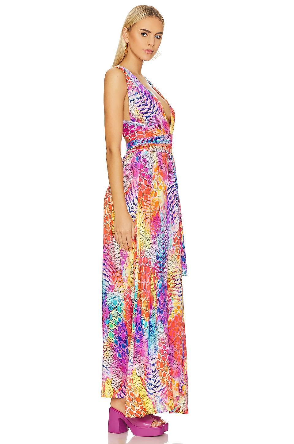 Dancing Queen Convertible Maxi Dress Luli Fama Product Image