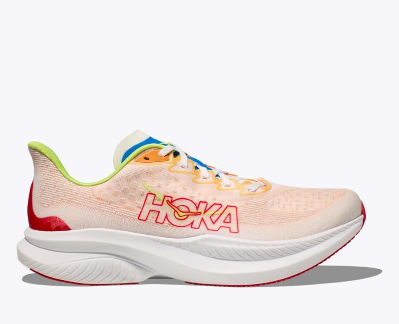 HOKA Mens Mach 6 Shoes in Oat Milk/Barley, Size 12.5 Product Image