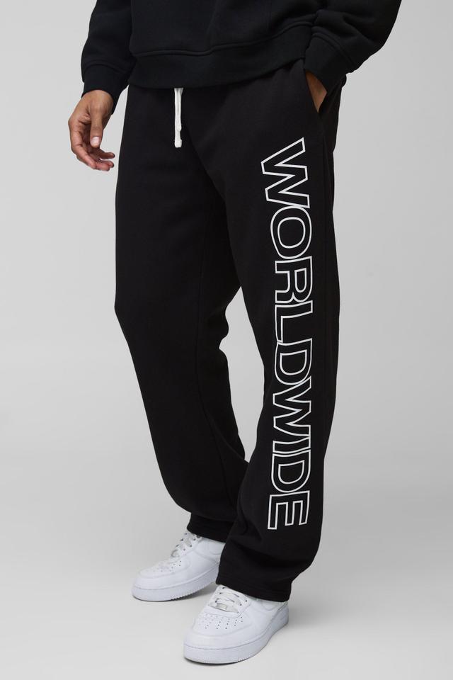 Relaxed Worldwide Sweatpants | boohooMAN USA Product Image