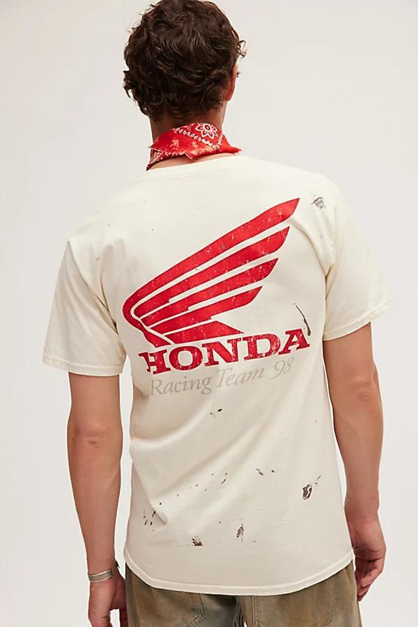 Honda Racing Team 98 Paint Splatter Graphic Tee Mens at Urban Outfitters Product Image