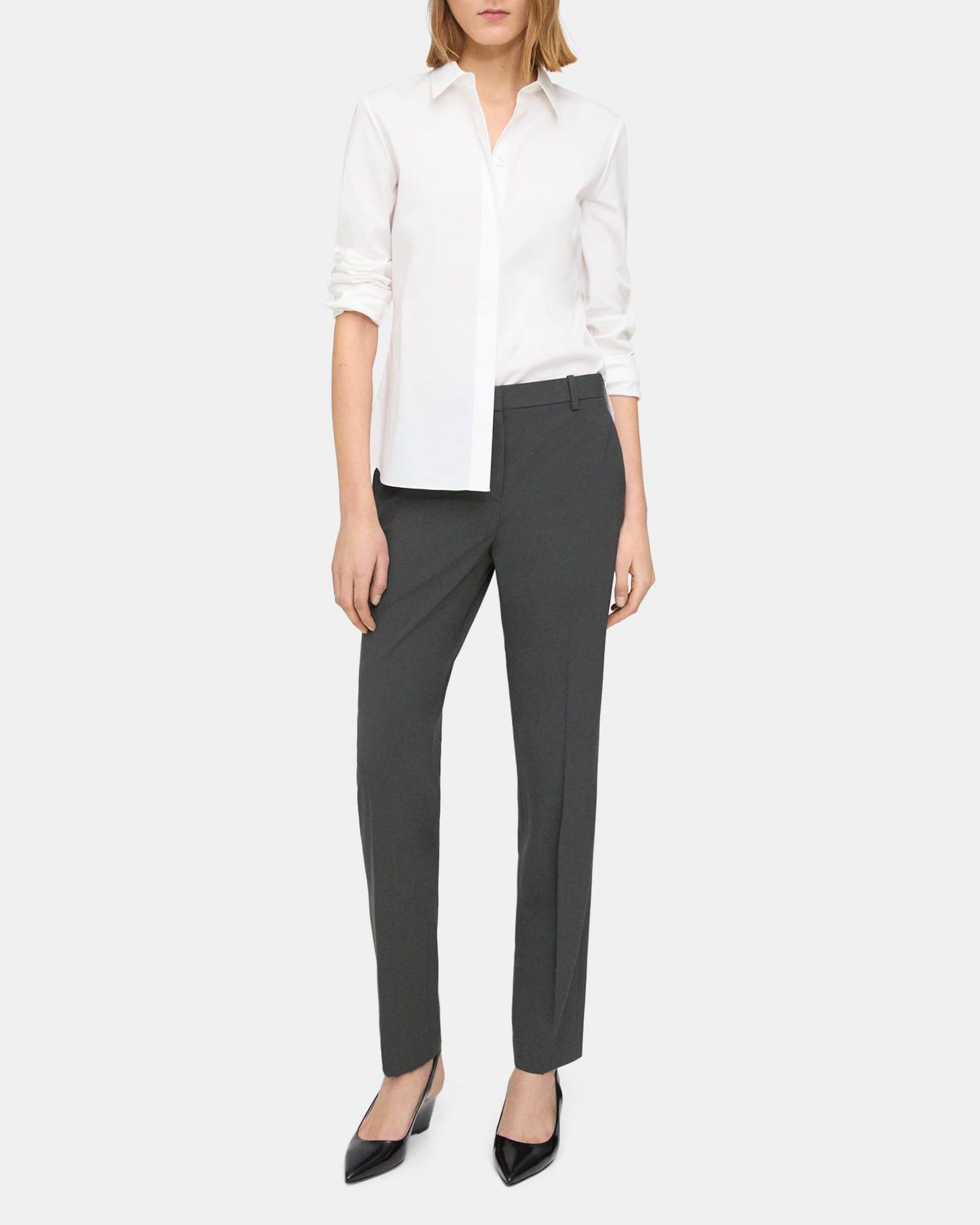 Full Length Pant in Stretch Wool Product Image