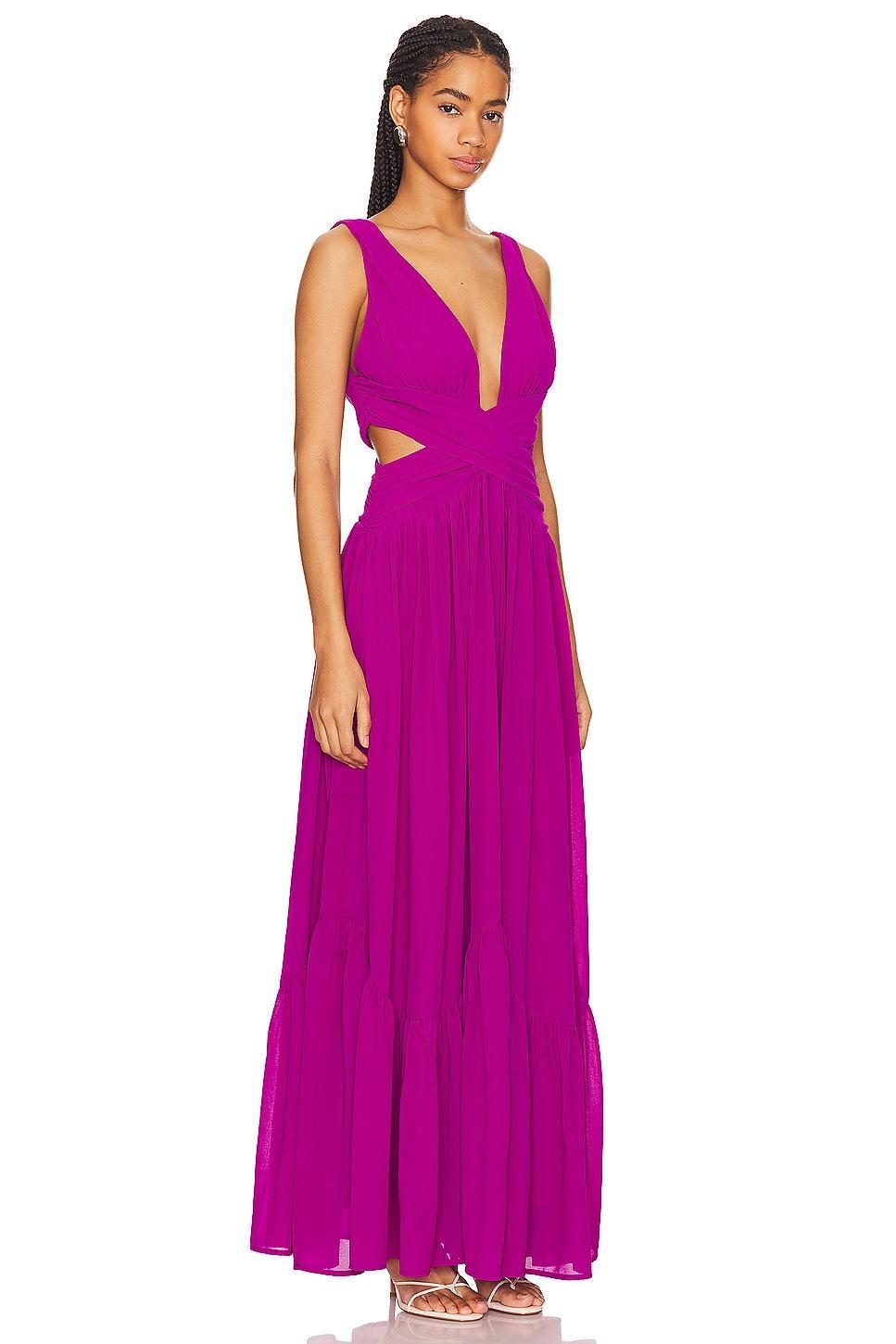 Headliner Maxi Dress Line & Dot Product Image