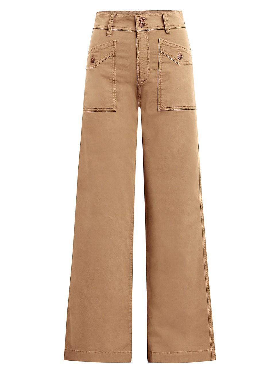 Womens The Premium Cargo Wide-Leg Pants Product Image