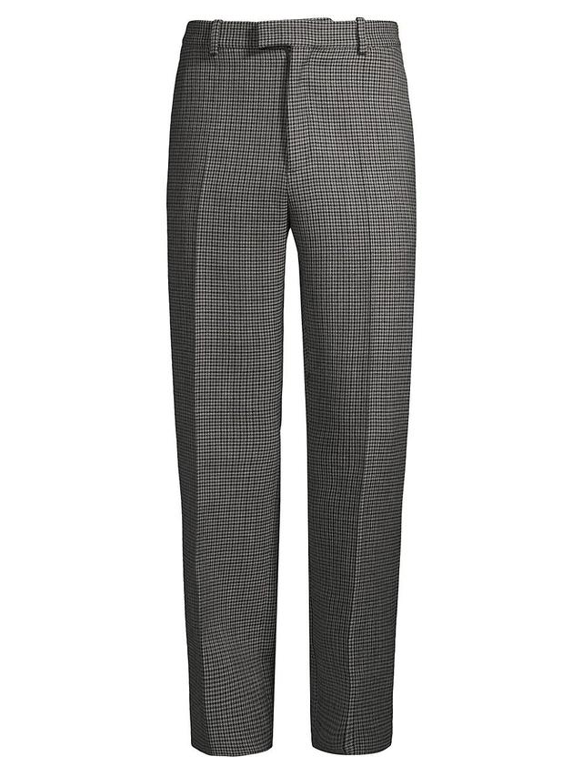 Mens Wool Houndstooth Pants Product Image