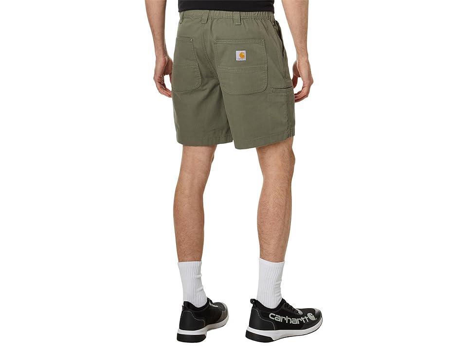 Carhartt Rugged Flex(r) Relaxed Fit 8 Canvas Shorts (Dusty ) Men's Clothing Product Image