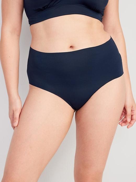 High-Waisted No-Show Brief Underwear Product Image