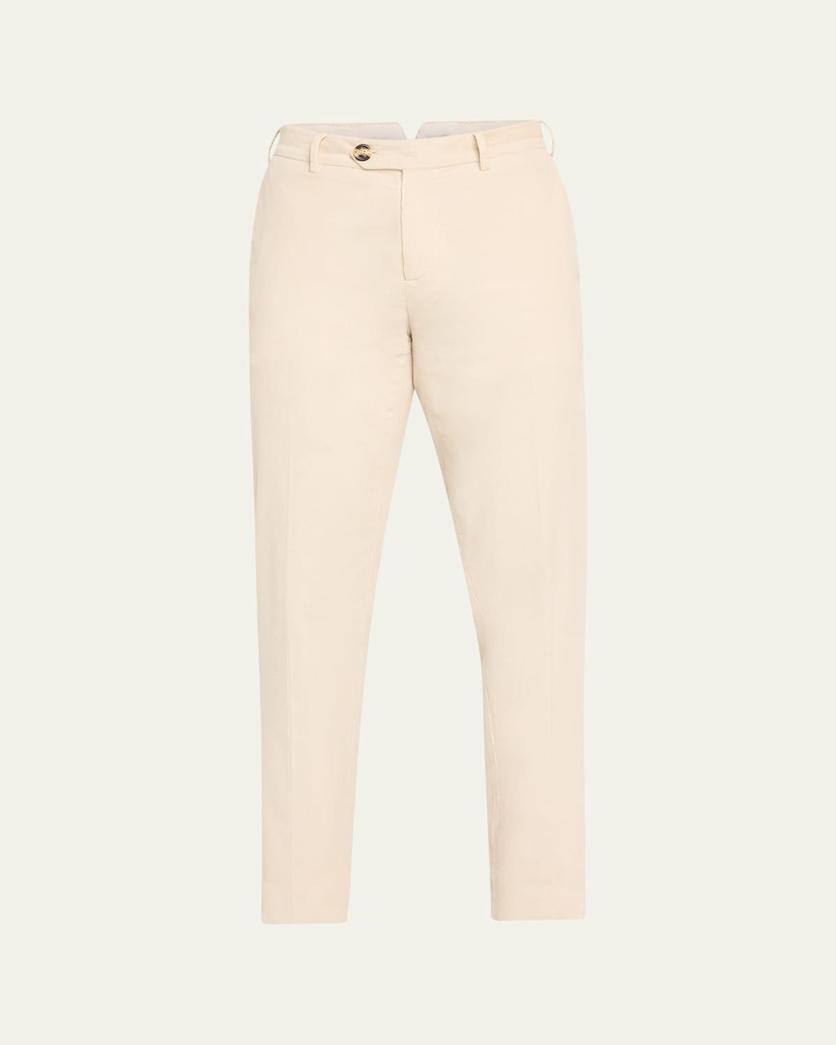 Mens Corduroy Flat-Front Pants Product Image