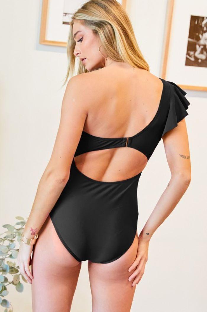 Sassy Sunset One Shoulder Swimsuit Product Image