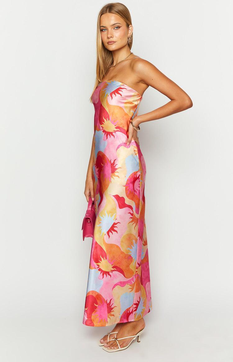 Damia Sun Print Maxi Dress Product Image