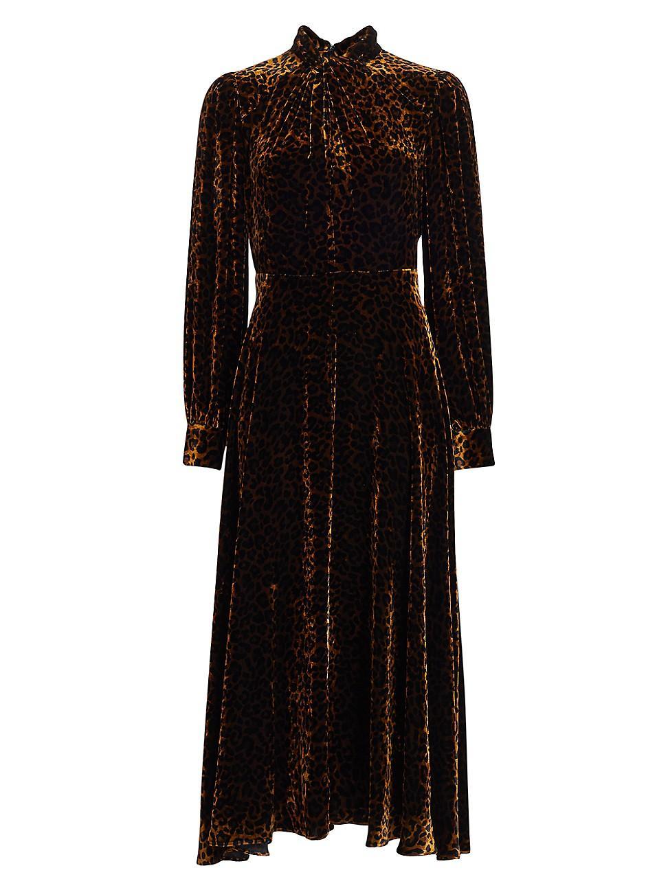 Womens Heritage Fiora Leopard Maxi Dress Product Image